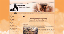 Desktop Screenshot of katzenhilfe-olpe.de